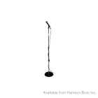 Round Base Microphone Stand- Straight-Chrome-MS7201C