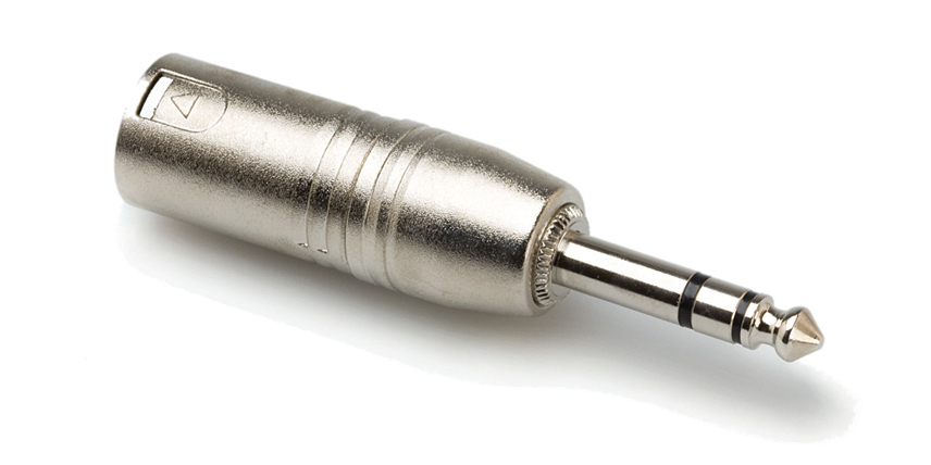 Audio Adapter-1/4 Inch Male to XLR Male-3 Conductor-TRS