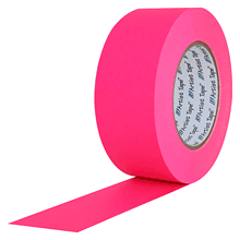 Pro Tape Artists Tape-Neon Pink-1 IN x 60 YD Pro Tape Artists Tape-Neon Pink-1 IN x 60 YD