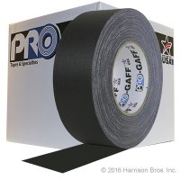 Gaffers Tape-2 IN x 55 YD-Black-Pro Gaffer - Click Image to Close