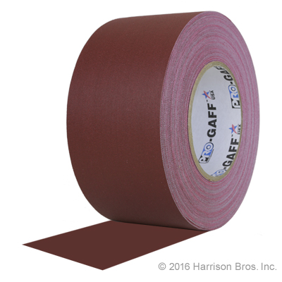 Gaffers Tape-3 IN x 55 YD-Burgundy-Pro Gaffer - Click Image to Close