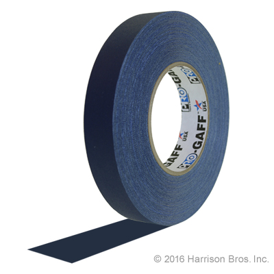 Gaffers Tape-1 IN x 55 YD-Dark Blue-Pro Gaffer - Click Image to Close