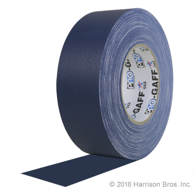 Gaffers Tape-2 IN x 55 YD-Dark Blue-Pro Gaffer - Click Image to Close