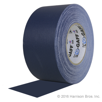 Gaffers Tape-3 IN x 55 YD-Dark Blue-Pro Gaffer - Click Image to Close