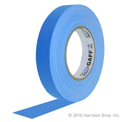 Gaffers Tape-1 IN x 55 YD-Electric Blue-Pro Gaffer - Click Image to Close