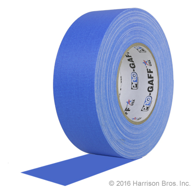 Gaffers Tape-2 IN x 55 YD-Electric Blue-Pro Gaffer - Click Image to Close