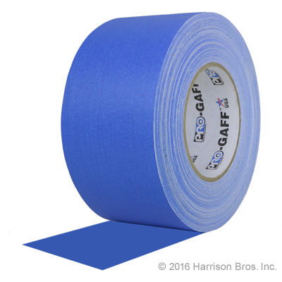 Gaffers Tape-3 IN x 55 YD-Electric Blue-Pro Gaffer - Click Image to Close