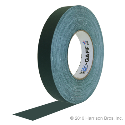 Gaffers Tape-1 IN x 55 YD-Green-Pro Gaffer - Click Image to Close