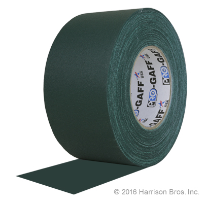 Gaffers Tape-3 IN x 55 YD-Green-Pro Gaffer - Click Image to Close