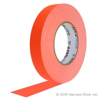 Gaffers Tape-1 IN x 50 YD-Neon Orange-Pro Gaffer - Click Image to Close