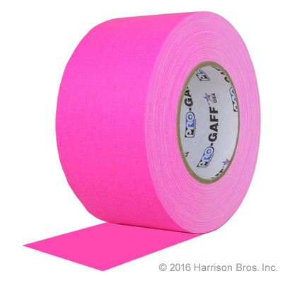 Gaffers Tape-3 IN x 50 YD-Neon Pink-Pro Gaffer - Click Image to Close
