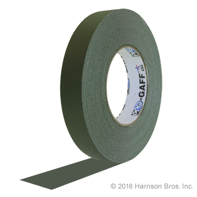 Gaffers Tape-1 IN x 55 YD-Olive Drab-Pro Gaffer - Click Image to Close