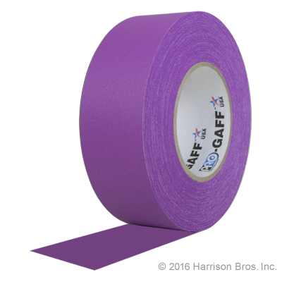 Gaffers Tape-2 IN x 55 YD-Purple-Pro Gaffer - Click Image to Close