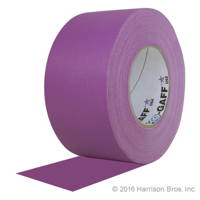 Gaffers Tape-3 IN x 55 YD-Purple-Pro Gaffer - Click Image to Close