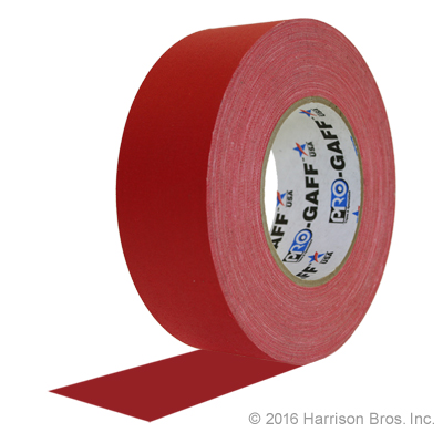 Gaffers Tape-2 IN x 55 YD-Red Gaffers Tape - Click Image to Close
