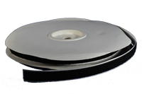 Hook- 5/8 IN X 25 YD-Black-Cloth-Adhesive Backed-Pro Fast