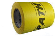 Cable Path Tape-6 IN x 30 YD-Yellow w/Black Print Cable Path Tape-6 IN x 30 YD-Yellow w/Black Print