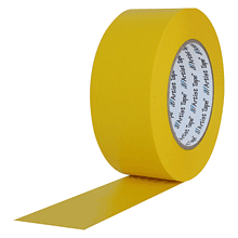Pro Tape Artists Tape-Yellow-1 IN x 60 YD Pro Tape Artists Tape-Yellow-1 IN x 60 YD