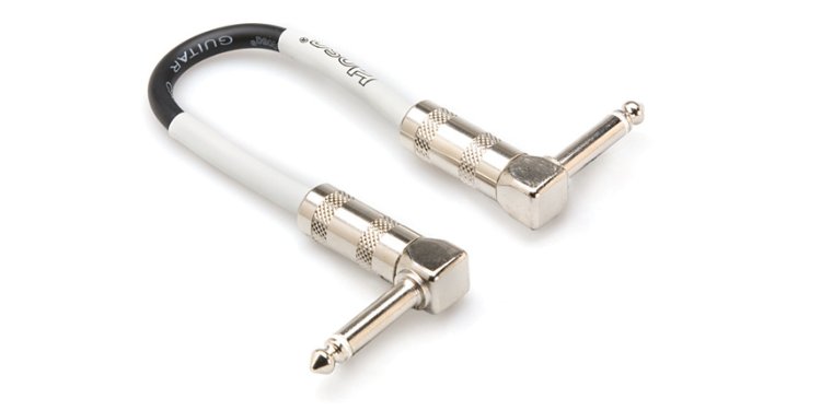 Audio Patch Cable-6 Inch-1/4 Inch TO 1/4 Inch - Click Image to Close