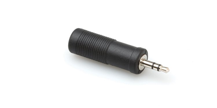 Audio Adapter-1/4 Inch Female to 1/8 Inch Male-TRS 3 Conductor - Click Image to Close