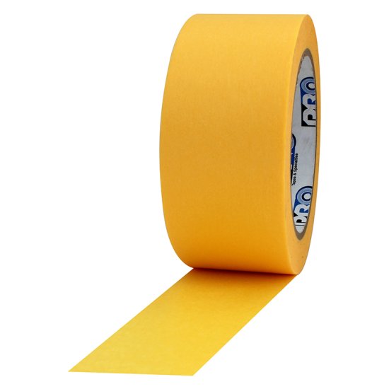 Pro Ultimate Masking Tape-1 IN X 55 YD-Yellow - Click Image to Close