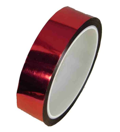 Metallic Hoop Tape-1 IN X36 YD-Red-Pro Sheen - Click Image to Close