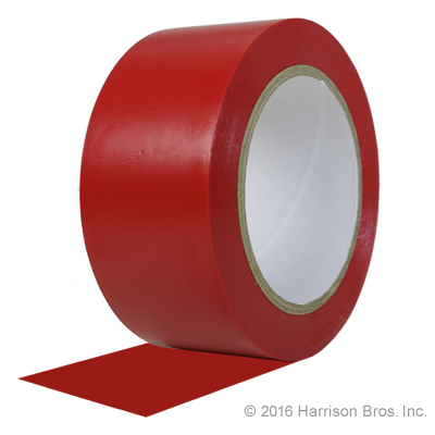 Aisle Marking Tape-2 IN x 36 YD-Red