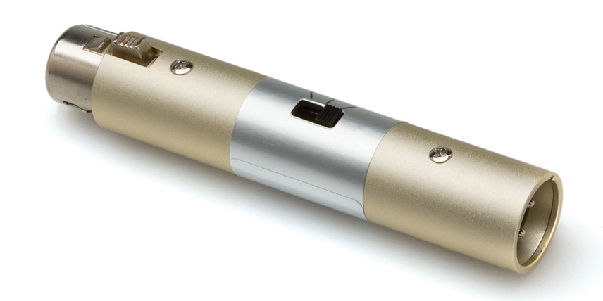 Audio Adapter-Attenuator-XLR Female to XLR Male-Switchable