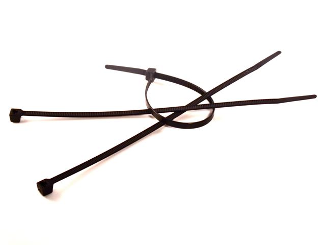 Nylon Wire Tie- 7.5 IN Black-Bag of 1000 - Click Image to Close