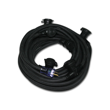 Multi-Outlet Extension Cord-Black-50 FT-12 GA Multi-Outlet Extension Cord-Black-50 FT-12 GA