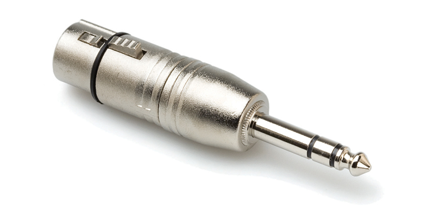 Audio Adapter-1/4 Inch Male to XLR Female-3 Conductor-TRS