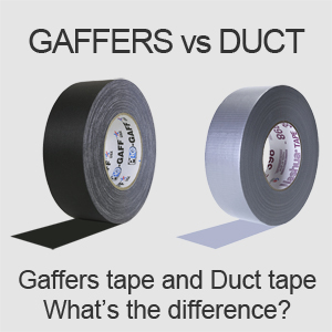 Gaffers Tape vs. Duct Tape