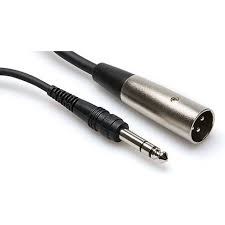 (image for) HSX003M Audio Patch Cable-TRS M TO XLR M