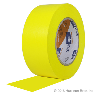 Gym Floor Tape-Yellow-2 IN x 60 YD-Shurtape 724 - Click Image to Close