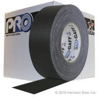 (image for) 2 IN x 55 YD Black Pro Gaff Gaffers Tape
