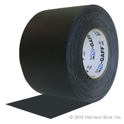 (image for) Gaffers Tape-4 IN x 55 YD-Black-Pro Gaffer