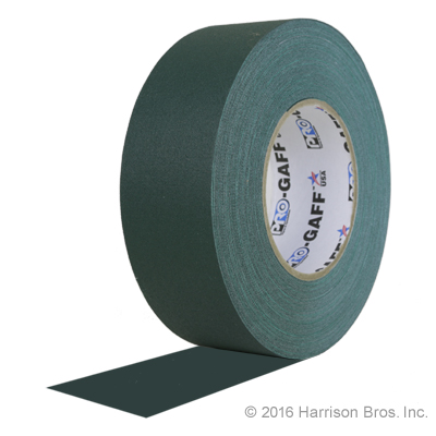 (image for) Gaffers Tape-2 IN x 55 YD-Green-Pro Gaffer