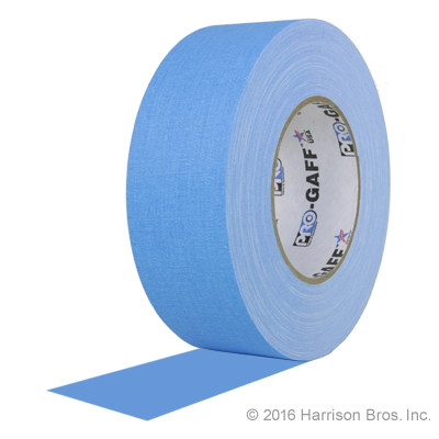 (image for) Gaffers Tape-2 IN x 50 YD-Neon Blue-Pro Gaffer