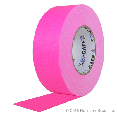 Gaffers Tape-2 IN x 50 YD-Neon Pink-Pro Gaffer