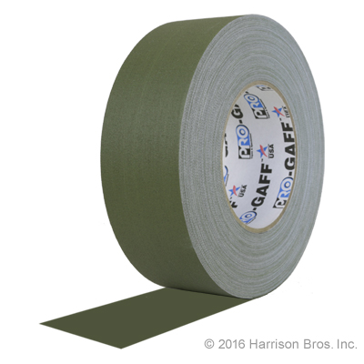 (image for) Gaffers Tape-2 IN x 55 YD-Olive Drab Gaffers Tape