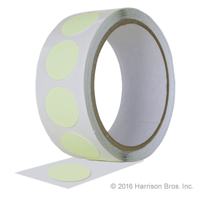 (image for) Vinyl Die Cut Dots-Glow-1 IN-Roll of 100