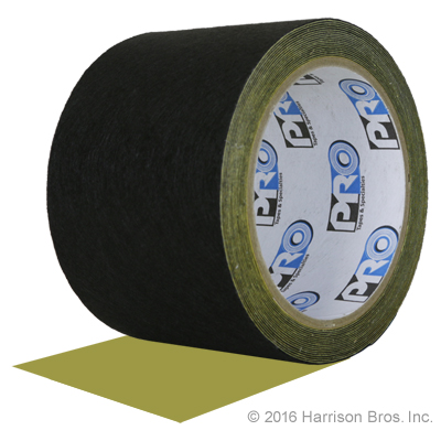 (image for) Duve Pro Duvetyne Tape- 3 IN X 5 YD-Black-Cloth