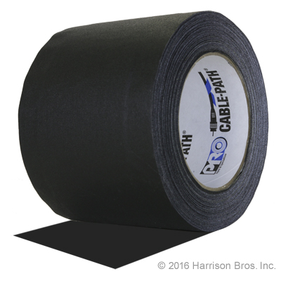 Cable Path Tape-4 IN x 30 YD-Black