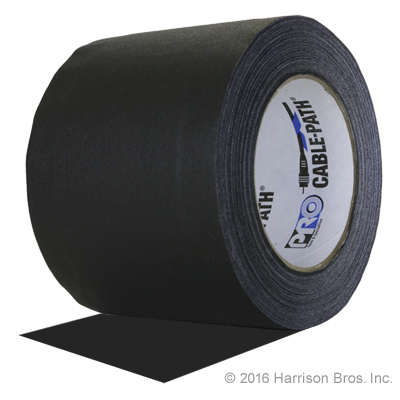 Cable Path Tape-4 IN x 30 YD-Black - Click Image to Close