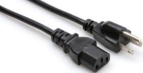 18 INCH IEC Extension Cord-14 Gauge-IEC Female-Edison Male-PWC40 - Click Image to Close