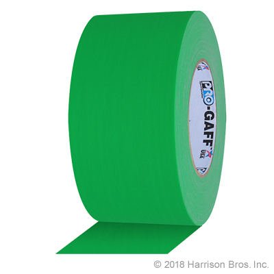 Gaffers Tape-3 IN x 50 YD-Chroma Green Gaff Tape-Special Order - Click Image to Close
