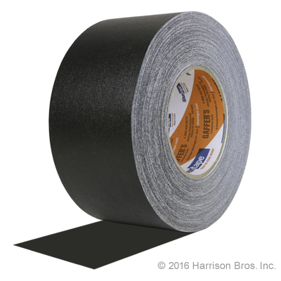 (image for) Gaffers Tape-3 IN x 55 YD-Black-Shurtape 665