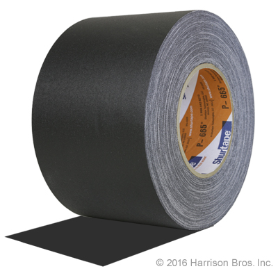 Gaffers Tape-4 IN x 55 YD-Black-Shurtape 665