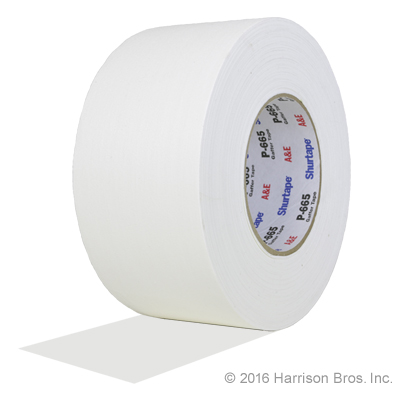 Gaffers Tape-3 IN x 55 YD-White-Shurtape 665 - Click Image to Close