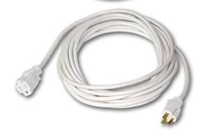 (image for) White 12 Gauge Extension Cord-50 Foot